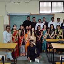 Graduating class group photo with faculty
