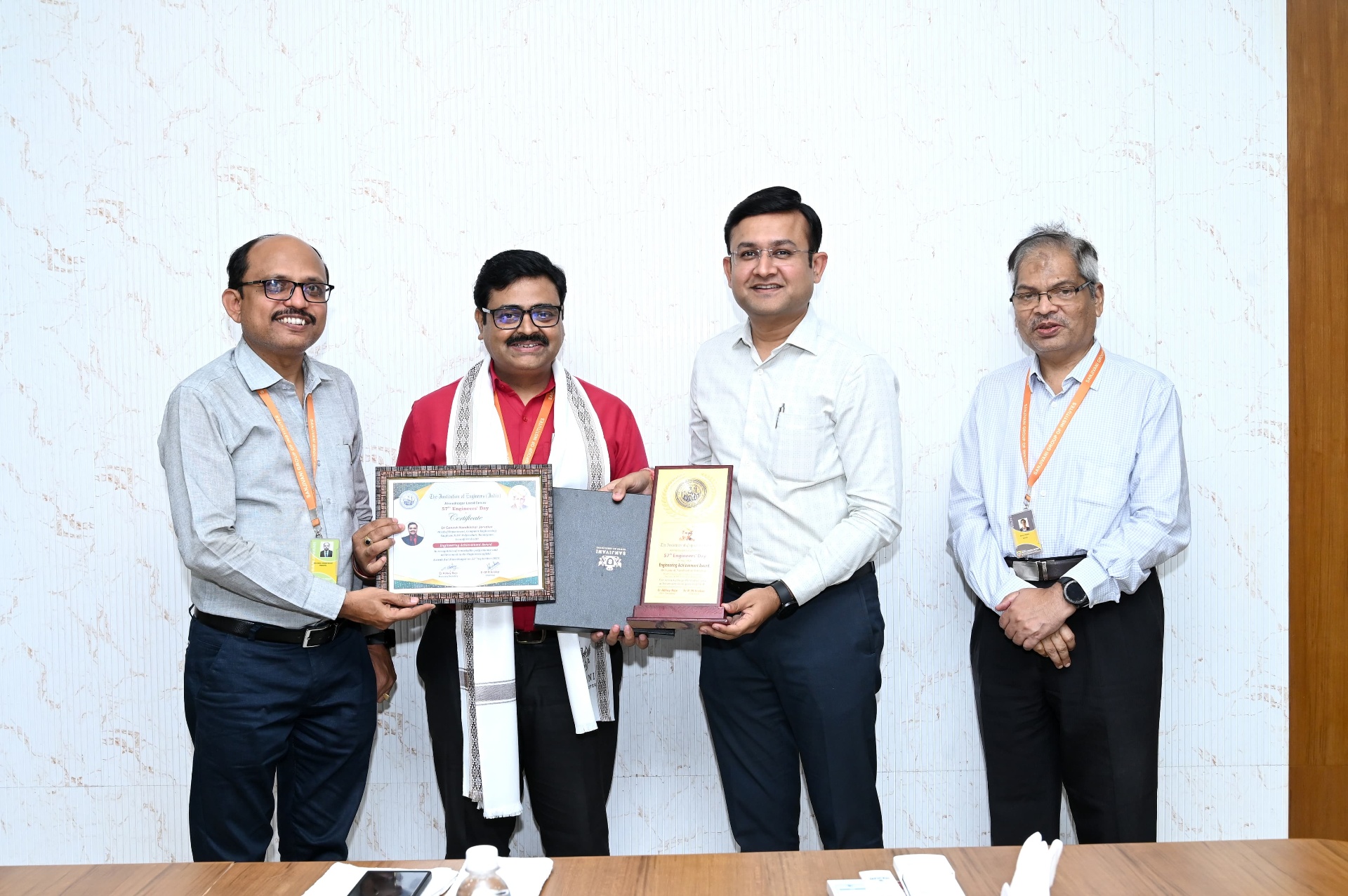 Engineering Achievement Award — 57th Engineer's Day, Institution of Engineers (India)
