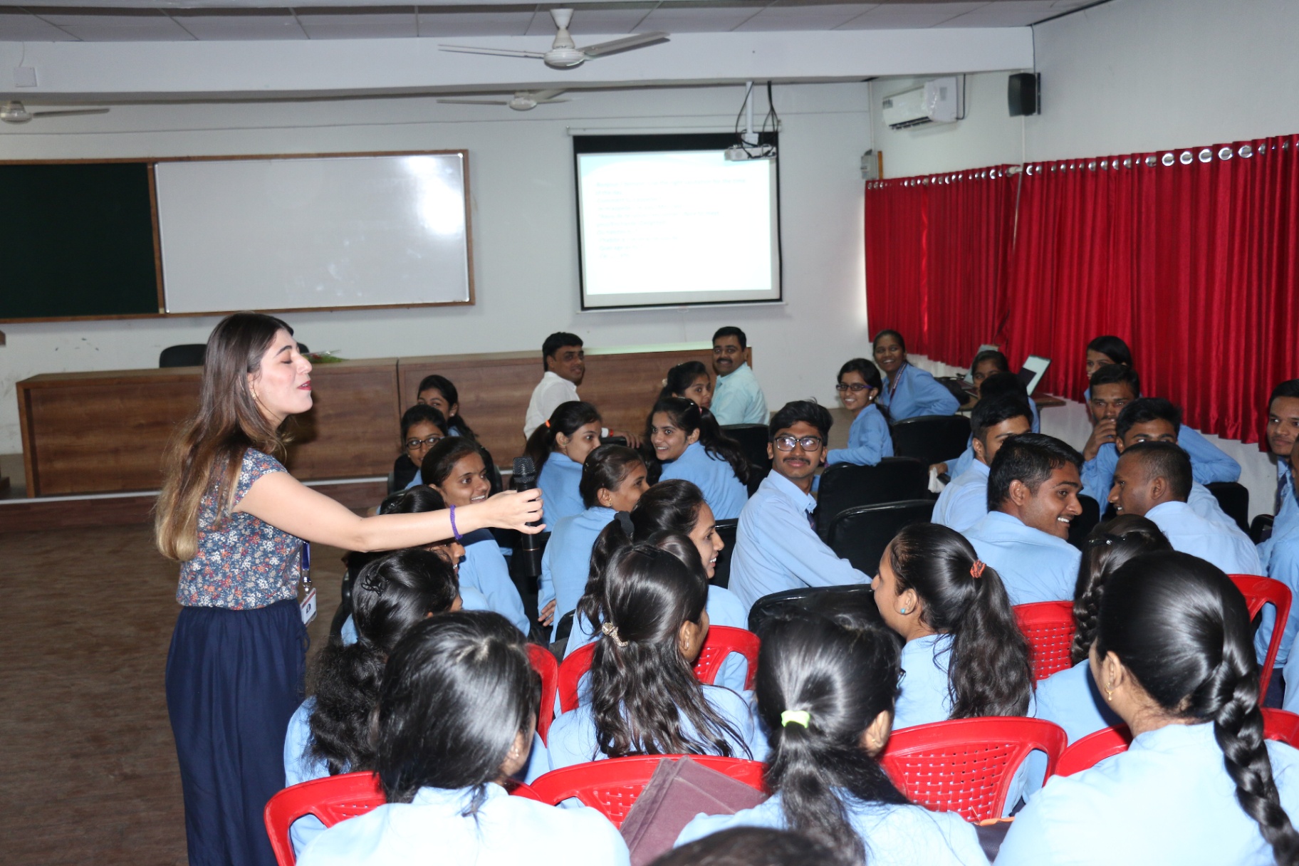 Interactive session with diploma students