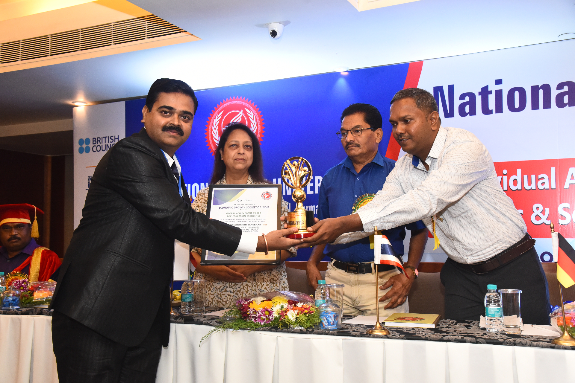 Global Achievement Award for Education Excellence — Economic Growth Society of India