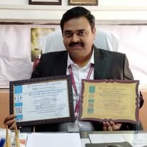 Recognitions on display at the HOD's office
